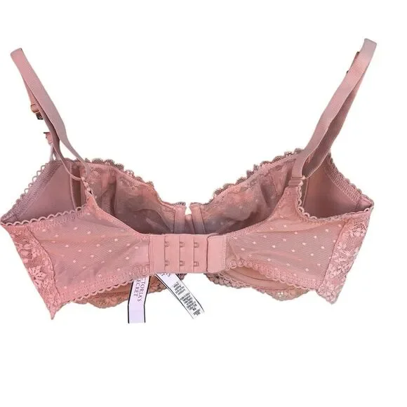 Victorias Secret Dream Angels Push Up No Padding Unlined Bra 32DDD Ginger New